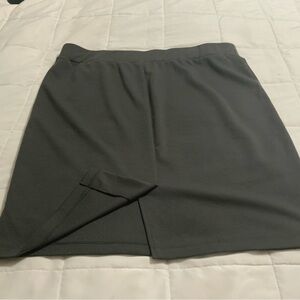 Classic Gray Pencil Skirt
